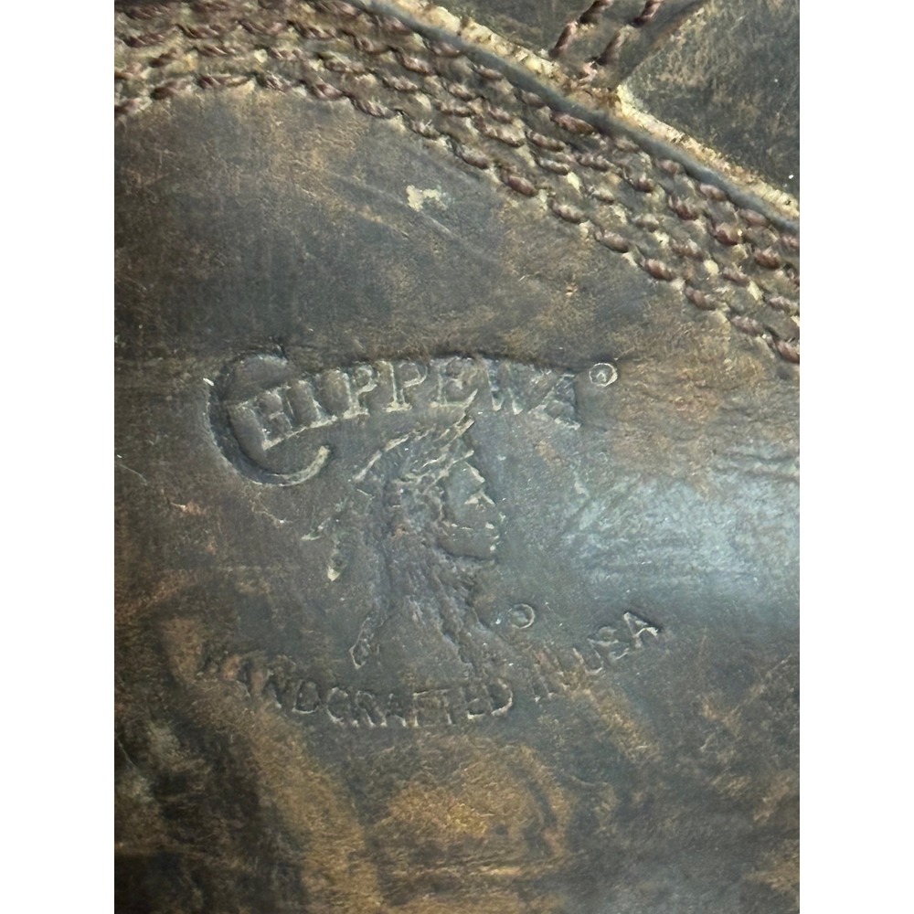 Chippewa Mens 9.5 E Waterproof Thinsulate Insulated Leather Work Boots 25203 USA - Picture 8 of 16